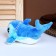 Soft toy "dolphin", 28 cm, blue color