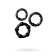 Toyfa A-Toys, TPE, black color, D = 3.5/3/2 cm.