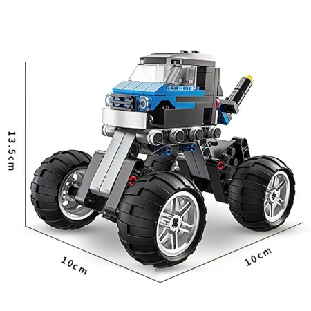 The designer inertial "SUV", 2 assembly options, 129 parts-1