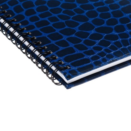 Planning dated 2025, Attomex. Arkona, 64 sheets, solid cover of boumvinyl with foam rubber, block 70 g/m2, blue, 294 x 142mm-3