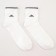 Male socks, white color, size 27-29