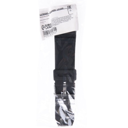 Watch strap, 22 mm G-shock, silicone, L-22 cm, black-3