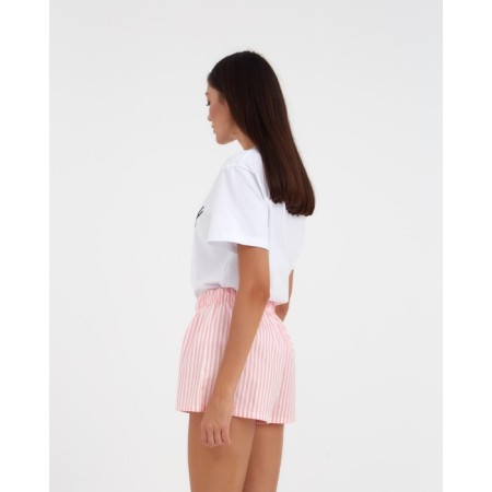 Women's shorts KAFTAN "Beautiful", col. White/pink, p. 52-54-8