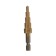 Drill step tundra, HSS, tin, hexagonal shank, 4 - 12 mm