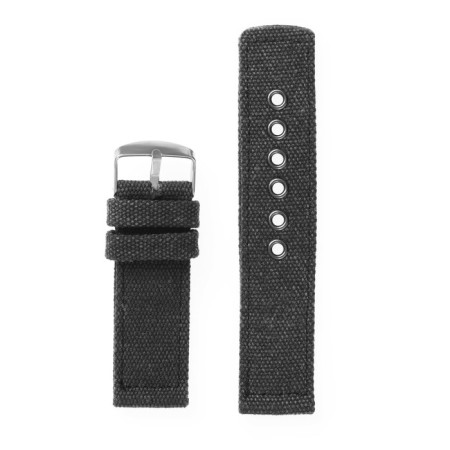 Solomon watch strap, 24 mm, textiles, L-22 cm, black-2