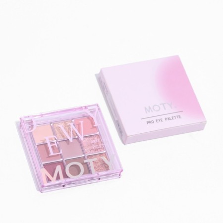 Professional palette of shadow shadows Moty, 9 colors-5