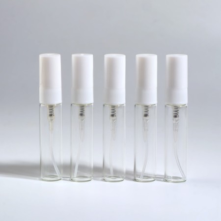 A bottle for storage, with a sprayer, 5 ml, packing - 5 pcs, white color-4
