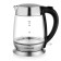 Electric kettle Brayer BR1010, glass, 1.7 l, 2200 watts, auto shutdown, silver