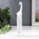 Polystone souvenir "White Elephant with long legs" 17.7x4.4x2.8 cm