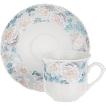 Coffee service 6/9 rose, decor "Blue Rose", 15 items-2