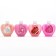 Shower gel Love Story, 430 ml, strawberry caramel, pure happiness