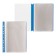 Folder with 10 A4 inserts, 160 μm, calligrata, with perforation, blue