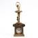 Table fireplace watches "Ballerina", 11 x 18.5 x 31 cm, gold