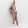 Pants men's sports minku dark beige color, rn 52