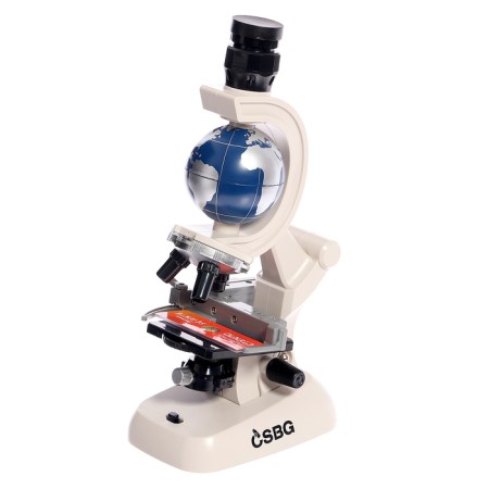 Microscope, with a planet and a phone holder-13