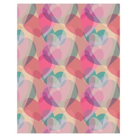 Pillow Roller "Boke of hearts, decorative, size 16x45 cm-1