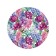 Pareo and beach rug "Spring mood", d = 150 cm