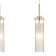 Suspended indigo, 11038/3p Brass. 3x40W, E14, 600x100x465/1965 mm, white matte color