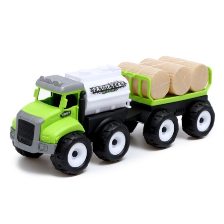 The inertial “Builder” machine, with a trailer