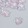 Busina Plastic for creativity "Flower. Stone ice" transparent-lilac 0.6x2.1x2.5 cm