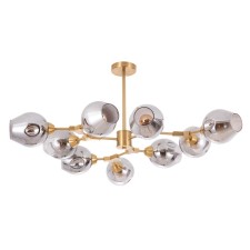 Yuka 48 cm chandelier, D 93 cm, 9x60W E27