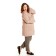 Cardigan female, size 50, pink color