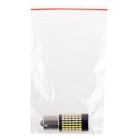 LED LED SkyWay S25 (P21W), 9-30 V, 144 SMD diode, BA15S, 1-end, white-1