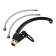 Amur kitchen mixer by 3010-01 in L5111, single-leaf, nut, cartridge 40 mm, black