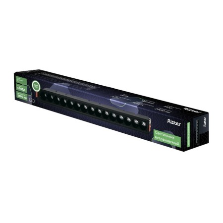 Introductive lamp, Artin, rectangular 414x45x555mm LED 30W 2400LM 4200K Al Black 59941-9