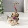 Souvenir Polystone Lac "cat plays with a ball" 9.5x8x12.5 cm