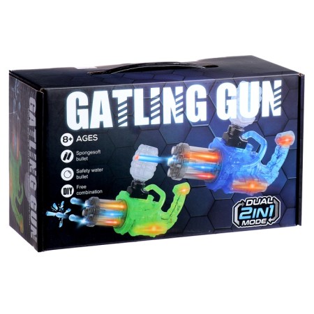 Blaster "Minigan", shoots soft and gel bullets, works from the battery-12