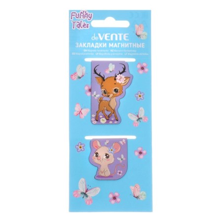 Magnetic bookmarks 2 pieces, Devente Funny Tales Blister 8065316