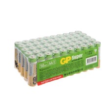 Alkalin battery GP Super, AA, LR6-50BOX, 1.5V, set, 50 pcs