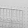 AK shelf without sidewalls -EP, 60 × 11 × 11 cm, white color