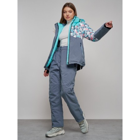 Ski suit, size 44, turquoise color-23