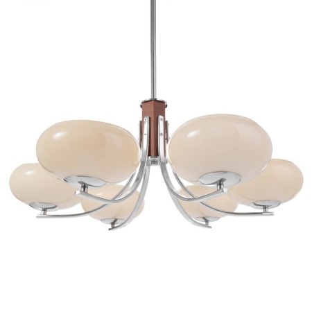 Savina chandelier 6he27 40W brown 72x72x60cm-1