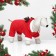 New Year's costume "Deer", S (DS 20, OG 32 cm), Red