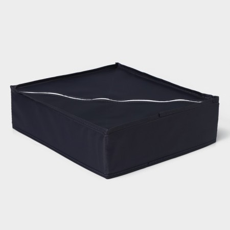 Organizer for linen 7 cells LadOM, 33.5x30.5x10 cm, graphite color-5