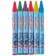 Wax pencils, set of 6 colors, blue tractor