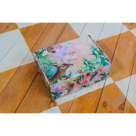 Happy New Year folding box, 30.5 x 22 x 9.5 cm, New Year-8
