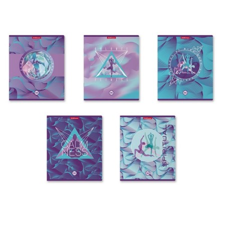 Notebook 96 LK ERICHKRAUSE Meditation, matte lamination, mix-2