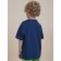 T -shirt for boys, height 110 cm, sea wave color