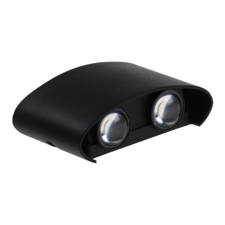 Front Facade "Semesfer", FSD-073, 4 W, 3000K, 2 rays, IP65, 220 V, plastic, black 100842
