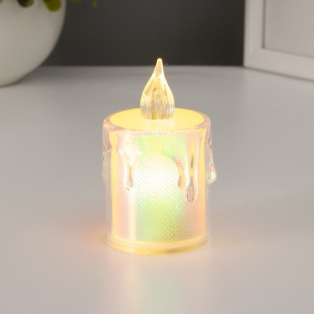 Nightlight "Rainbow candle" LED 0.3W 3.5x3.5x6.5cm-1