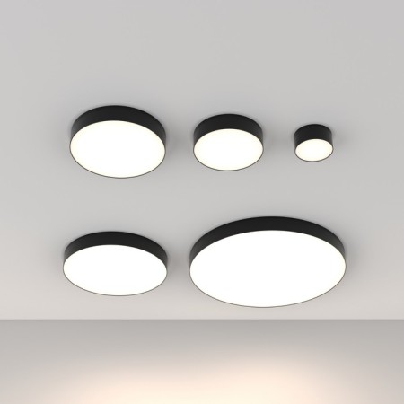Technical C032CL-45W4K-RD-B, LED, 45W ceiling lamp, 45W, 40x40x6 cm, 2920lm, black color black-3