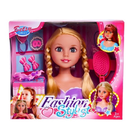 Maneken doll to create hairstyles "Katrina" with accessories-3