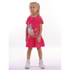 Dress for girls, height 140 cm, color fuchsia