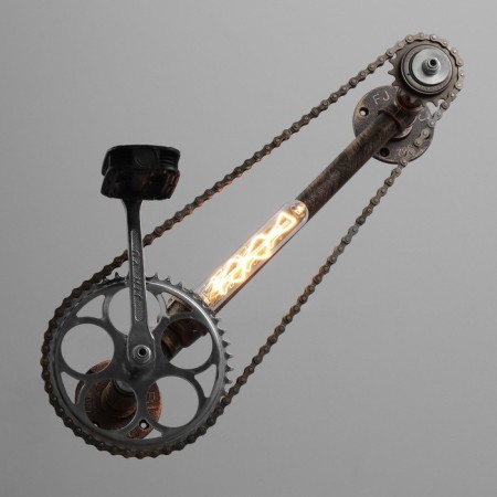 Sconces "bicycle" E27 40W black 59x19x30cm-1
