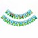 A set of paper utensils, on 6 people "Happy Birthday!", Blue Tractor