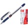 Balloon handle Cello Maxriter XS, node 0.7 mm, rubber emphasis, blue ink, transparent body